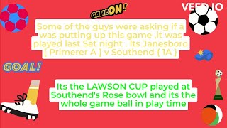 Southend v Janesboro Lawson cup 3RD ROUND [upl. by Carmine]