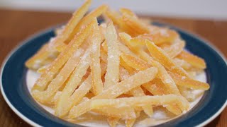 How to Make Candied Orange Peel  Easy Candied Citrus Peel Recipe [upl. by Laurianne]