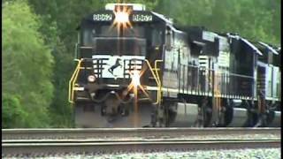 Exploding Turbo Charger NS Locomotive Failure With a Smoke Show Near Toledo Ohio [upl. by Kashden954]