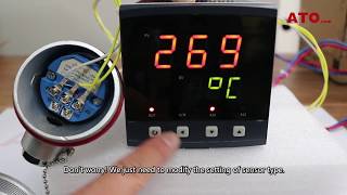 Temperature controller wiring and setting [upl. by Alleras]