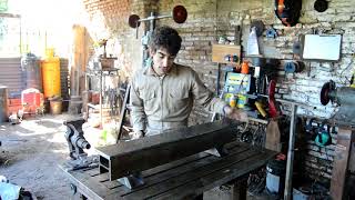 TORNO MECANICO CASERO  HOMEMADE LATHE  Parte 1 La bancada [upl. by Stent]