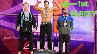 Bodybuilder DESTROYS JiuJitsu Fighters  Bodybuilder VS BJJ Tournament [upl. by Drofla896]