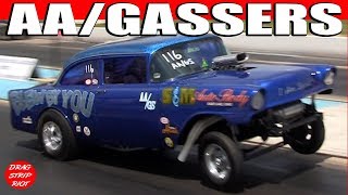 Ohio Outlaw AA Gassers Nostalgia Drag Racing [upl. by Duyne620]