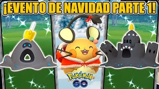 ✨🎄 ¡EVENTO de NAVIDAD PARTE 1 SANDYGAST SHINY DEDENNE DISFRAZADO y MÁS en Pokémon GO Keibron [upl. by Treharne361]