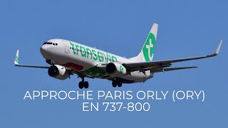 Approche de Paris Orly sur le vol TO7378 [upl. by Eendys]