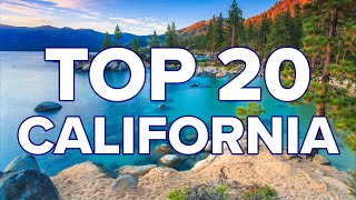 20 BEST PLACES TO VISIT CALIFORNIA [upl. by Daas]