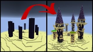 How to Make a Minecraft Obsidian Pillar End City [upl. by Yunick667]