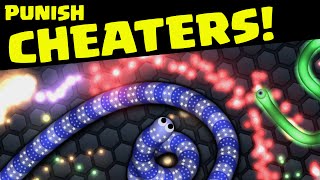 SlitherIO CHEATS PAY The ULTIMATE Price [upl. by Etteuqram]