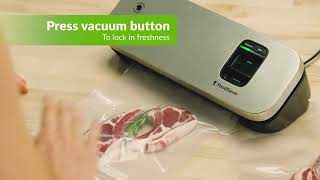 Space Saving Vacuum Sealing System  Howto Seal [upl. by Warde628]