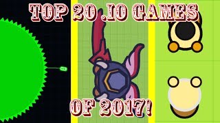 Top 20 Best io Games of 2017 [upl. by Nauquf937]