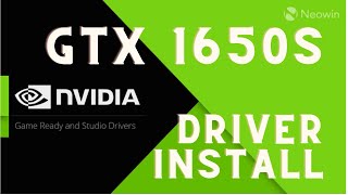 How to Install GTX 1650S Driver [upl. by Colier]