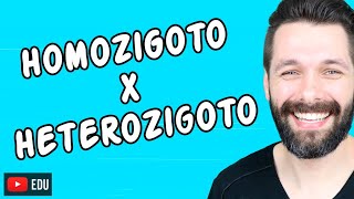 HOMOZIGOTO E HETEROZIGOTO  DIFERENÇAS  Genética  Biologia com Samuel Cunha [upl. by Elly]