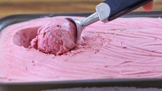 3Ingredient Cherry Ice Cream Recipe [upl. by Vince]