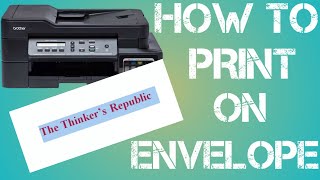 How to print on envelope [upl. by Temple55]