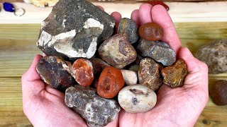 Picking Lake Superior Agates amp Chalcedony to Cut  Showing Agate Characteristics amp Tips for Finding [upl. by Iveel]