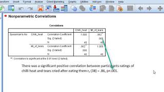 Spearmans correlation in SPSS [upl. by Eendys]