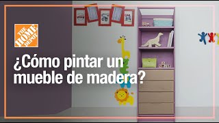 ¿Cómo pintar un mueble de madera como profesional  Pintura [upl. by Jesse]