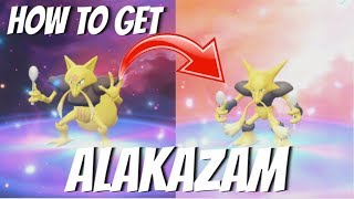 HOW TO GET ALAKAZAM IN POKEMON LETS GO PIKACHU AND EEVEE HOW TO EVOLVE KADABRA [upl. by Herman]