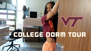 COLLEGE FRESHMAN DORM TOUR  VIRGINIA TECH [upl. by Aryan]