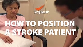 How To Position A Stroke Patient [upl. by Castor475]