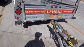 Safe Trailering Demonstration  UHaul  How To Properly Load A Trailer [upl. by Bernardi]