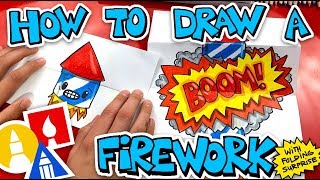 How To Draw A Firework Folding Surprise [upl. by Ardolino]