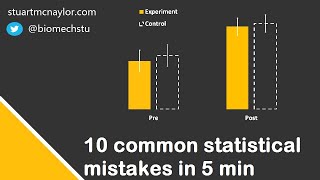 Ten Statistical Mistakes in 5 Min [upl. by Akihc]