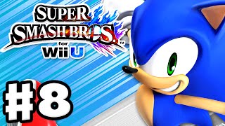 Super Smash Bros Wii U  Gameplay Walkthrough Part 8  Sonic Nintendo Wii U Gameplay [upl. by Lundin833]