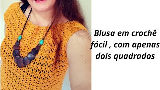 Blusa em crochê muito fácil [upl. by Samuelson]