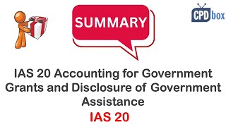 How to Account for Government Grants IAS 20  applies in 2025 [upl. by Caassi]