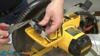 How to Replace the Switch on a DeWALT DW703 Miter Saw [upl. by Rora641]