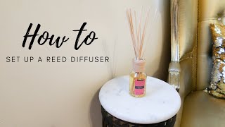 How to Set Up a Reed Diffuser [upl. by Horatius643]