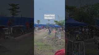 crash fatal masuk tikungan 1 kelas mx [upl. by Slin638]