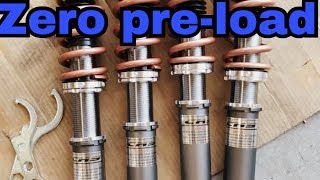 How to Set Zero Preload on Coilovers [upl. by Leunamne]