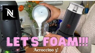 How To Foam Milk With Aeroccino 3 Make Coffee With Foam Tips amp Tricks  Easy Foamed Latte Recipe [upl. by Asilrahc572]