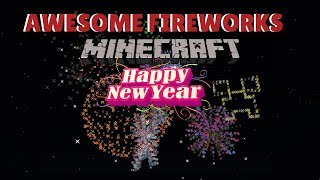 ✔ 5 AWESOME FIREWORK SHAPES With Tutorial Minecraft [upl. by Cuthburt]