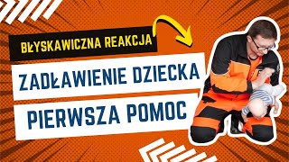 Zadławienie dziecka pierwsza pomoc🚨zadławienie [upl. by Netsrejk123]