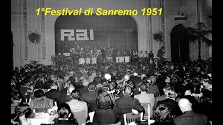 Sanremo 1951  Tutte le Canzoni [upl. by Shifra]