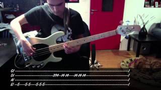 Red Hot Chili Peppers  Otherside Bass cover amp tab [upl. by Fong]