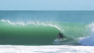 SOLID FLORIDA BARRELS at SEBASTAIN INLET [upl. by Noied718]