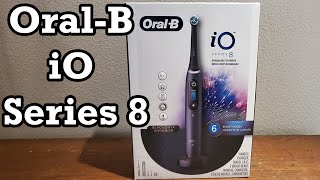 OralB iO Series 8 Unboxing Review Hands On First Impression Setup Toothbrush Clean Oral Mouth App [upl. by Dnomsad]