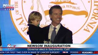 FULL INAUGURAL SPEECH California GovernorElect Gavin Newsom FNN [upl. by Xam308]