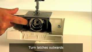 TOYOTA sewing machine RS2000 Series How to access to the shuttle race [upl. by Micky983]