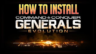 How to Install Generals Evolution  RA3 Mod [upl. by Eelirem310]