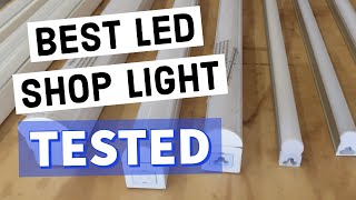 Best LED Light for your Garage or Workshop 8 Lights reviewed headtohead and handson [upl. by Ecirum]