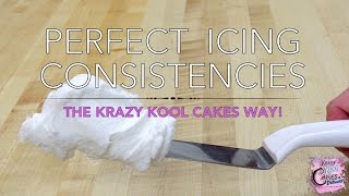 Perfect Icing Consistencies BEST BUTTERCREAM How To [upl. by Eserahc]