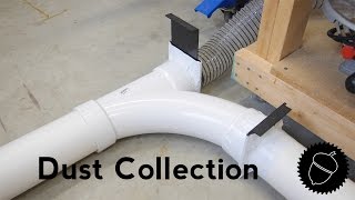 How to Setup a Dust Collection System  PVC Pipe [upl. by Philender]