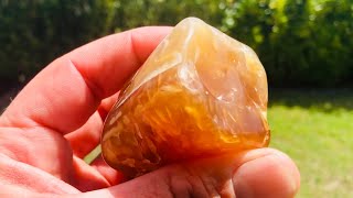 Tumbling My Biggest Carnelian • Chasing Chalcedony 33 [upl. by Molton]