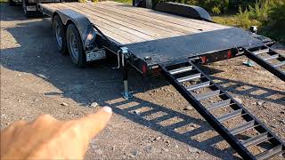 Trailer Project Part 4 trailer jacks [upl. by Waddington]