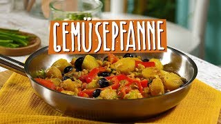 Schnelle und gesunde Gemüsepfanne  die einfachsten Rezepte der Welt [upl. by Crooks436]